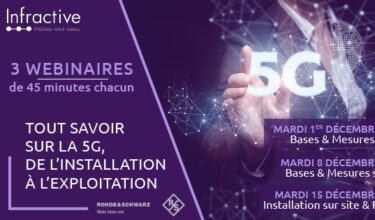 WEBINAIRE - Tout savoir sur la 5G, de l'installation à l'exploitation.